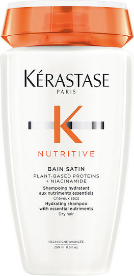 Kérastase Nutritive Bain Satin Σαμπουάν Αναδόμησης/Θρέψης & Ενυδάτωσης για Ξηρά Μαλλιά Μαλλιά 250ml