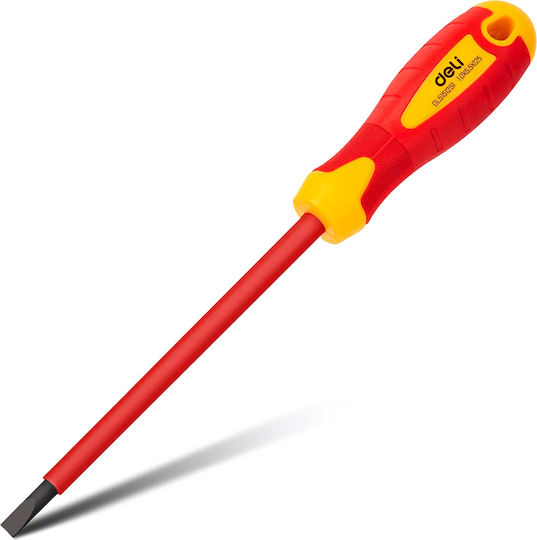 Deli Șurubelniță Electricianului VDE 1000V Lung Drept Dimensiunea 5.5x295mm