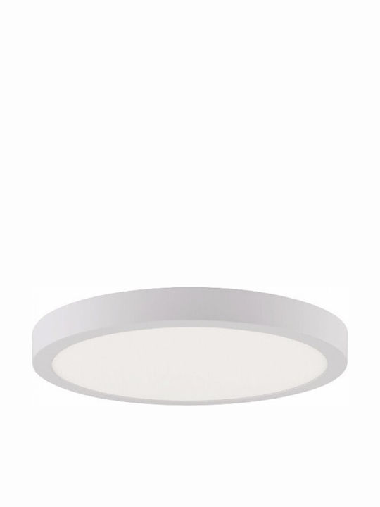 Horoz Electric Round Outdoor LED Panel 28W with Cool White Light 6000K 28.7cm