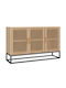 Sideboard Wooden Beige 105x30x65cm