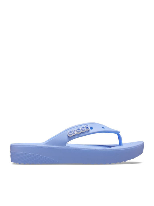 Crocs Classic Σαγιονάρες με Πλατφόρμα Moon Jelly