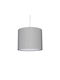 Kids Depot Kids Fabric Single Ceiling Light E27 Summer Gray 30x25cm
