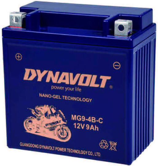 Dynavolt GEL Motorcycle Battery with Capacity 9Ah