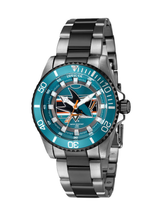 Invicta NHL Uhr mit Metallarmband