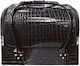 Artificial Leather Cosmetic Case Black H25xW30xD26cm