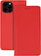 Smart Book Δερματίνης Κόκκινο (iPhone 14 Pro Max)