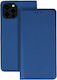 Smart Book Δερματίνης Navy Μπλε (iPhone 14 Pro)