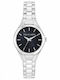 Trussardi Metropolitan Γυναικείο Ρολόι 32mm Μπαταρίας με Ασημί Μεταλλικό Μπρασελέ