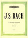Edition Peters BACH J.S Δίφωνες Παραλλαγές Εκδόσεις Peters URTEXT Παρτιτούρα για Πιάνο