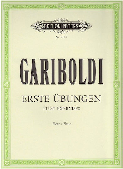 Edition Peters Gariboldi Erste Ubungen Εκδόσεις Peters Sheet Music for Wind Instruments