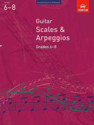 ABRSM Guitar Scales & Arpeggios Grades 6 - 8 Learning Method for Guitar