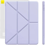 Baseus Minimalist Flip Cover Δερματίνης Purple (iPad 2019/2020/2021 10.2'')