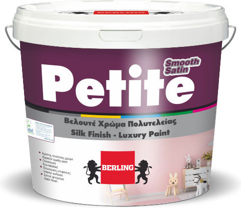 Berling Petite Satin Plastic Paint for Interior Use White 750ml