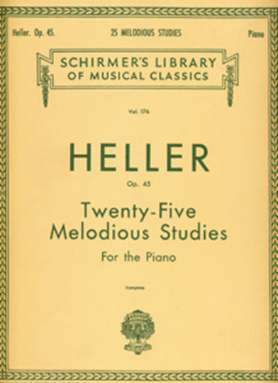 G. Schirmer Heller Stephen Twenty Five Melodious Studies Op 45 pentru Pian