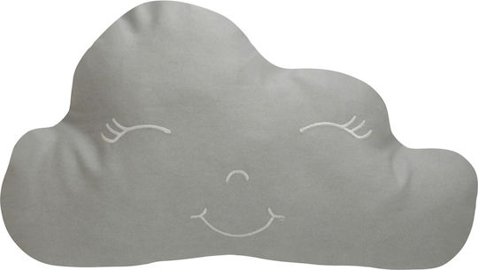 Baby Oliver Διακοσμητικό Μαξιλάρι Κούνιας Γκρι 21x38cm