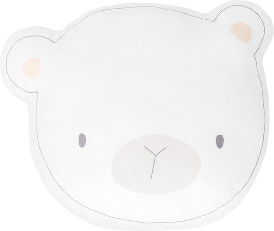 Kikka Boo Pernă Decorativă pentru Pătuț My Teddy Alb 35x30cm Kikka Boo Pernă Decorativă pentru Pătuț My Teddy Alb 35x30cm