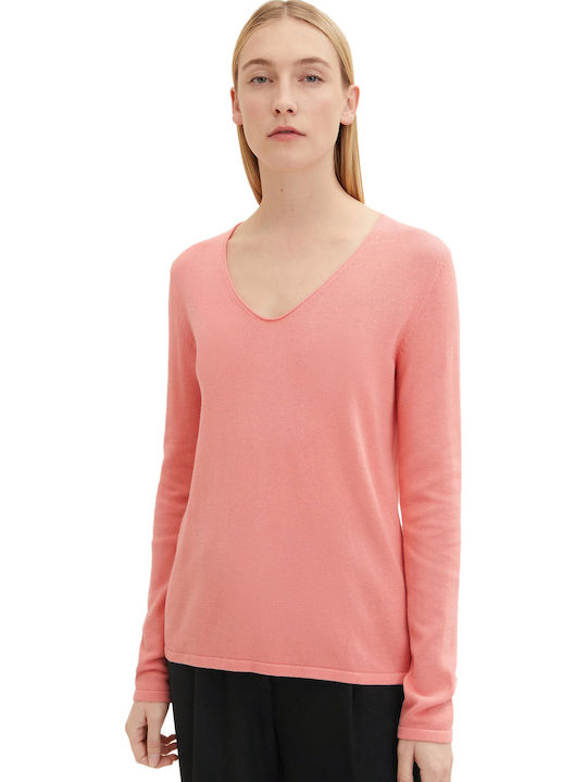 Tom Tailor Women's Long Sleeve Sweater Cotton w...