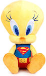 Tweety Looney Tunes 100th Anniversary Îmbrăcat Superman Plush 24cm