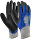 Active Gear Arbeitshandschuhe Garten Blau Nitril 1Stück