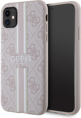 Guess Printed Stripes Back Cover Pink (iPhone 11)