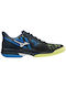 Mizuno Wave Exceed Tour 5 Ανδρικά Παπούτσια Τένις για Όλα τα Γήπεδα Total Eclipse / Neo Lime / Super Sonic