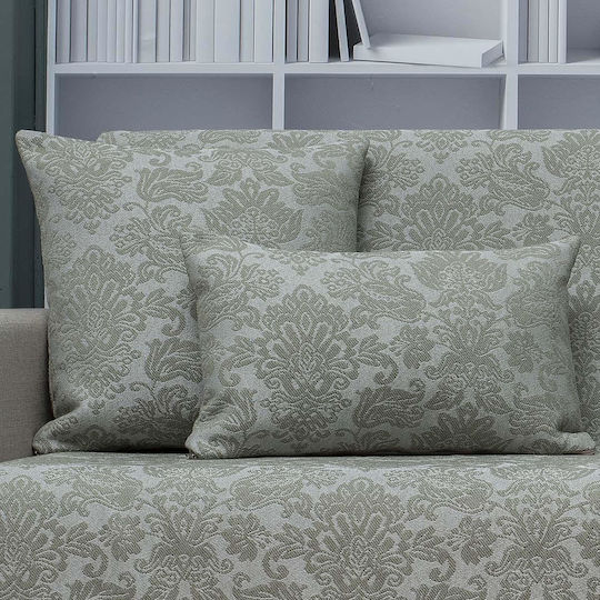 Cotone Διακοσμητική Μαξιλαροθήκη Clara Πράσινη 40x40εκ.