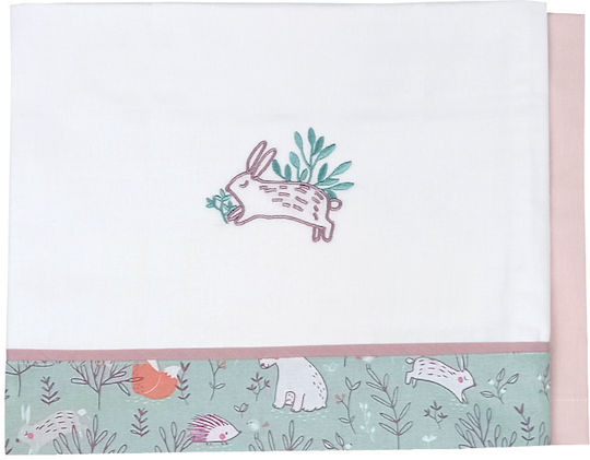 Baby Star Spring Cearșaf pentru bebeluși Pentru Cradle Bumbac Alb 70x95buc