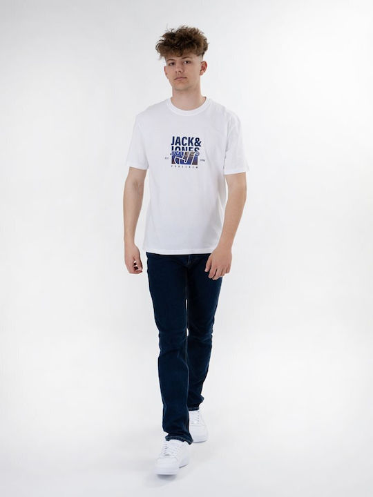 Jack & Jones Ανδρικό T-shirt Λευκό
