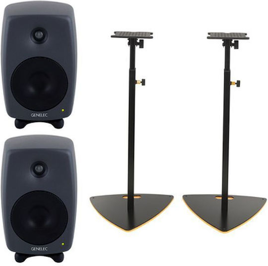 Genelec 8330 APM Stand Bundle Ηχεία Studio Monitor 5" 50W (Ζεύγος) Μαύρα