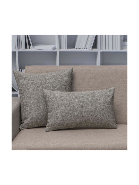 Cotone Калъф за възглавница Valia Сив 45x45см