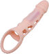 Baile Extending Sleeve With Vibration Προέκταση Πέους με Δόνηση Flesh 13.5cm