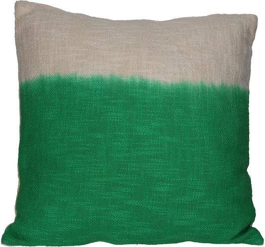 ArteLibre Sofa Cushion 100% Cotton Green 45x45cm