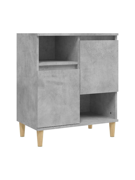 Wooden Buffet Concrete L60xW35xH70cm