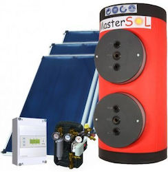 MasterSOL BLV Σύστημα Βεβιασμένης Κυκλοφορίας 5000lt/6m² Glass με έναν Εναλλάκτη Διπλής Ενέργειας