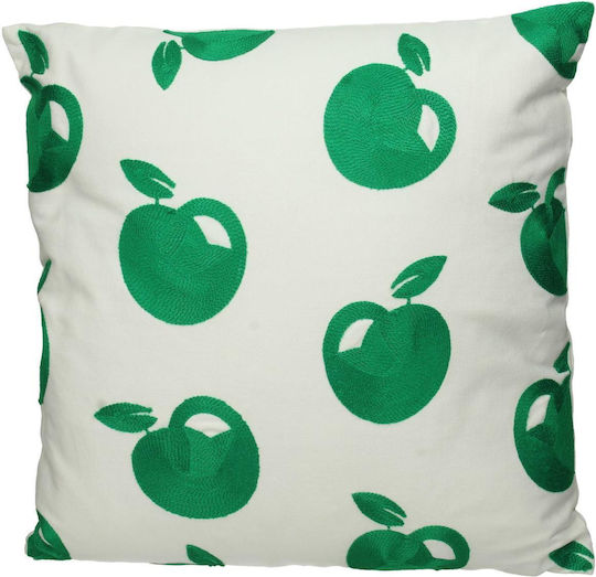 ArteLibre Sofa Cushion 100% Cotton Green 45x45cm