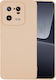 Sonique Umschlag Rückseite Silikon Beige (Xiaom...