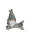 Santa Claus Silver 11x14x7cm