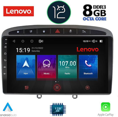 Lenovo Ηχοσύστημα Αυτοκινήτου για Peugeot 308 (Bluetooth/USB/AUX/GPS)