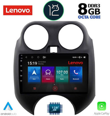 Lenovo Ηχοσύστημα Αυτοκινήτου για Nissan Micra (Bluetooth/USB/AUX/GPS)