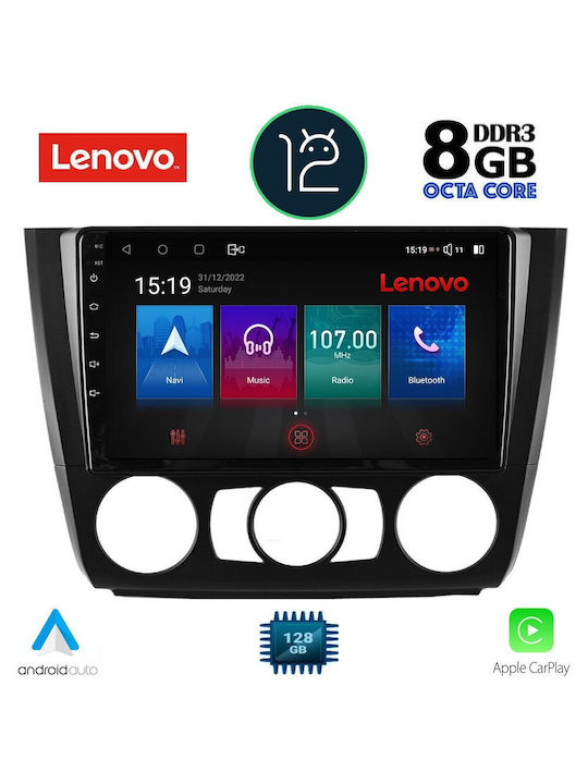 Lenovo Car-Audiosystem für BMW Serie 1,S.1 / E81 2004-2013 (Bluetooth/USB/AUX/WiFi/GPS) mit Touchscreen 9"