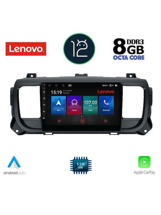 Lenovo Car-Audiosystem für Peugeot Reisender / Experte Toyota Proace Citroen Springend / SpaceTourer 2016> (Bluetooth/USB/AUX/WiFi/GPS) mit Touchscreen 9"