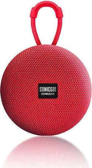 Sonic Gear Sonicgo 2 Bluetooth Speaker 5W with Radio and Battery Life up to 4 hours Red