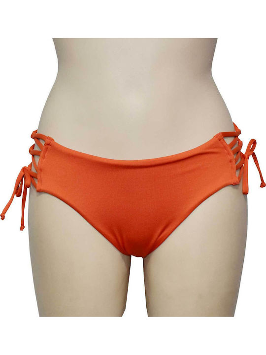 Blu4u Bikini Slip with Ties Orange