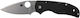 Spyderco Native 5 Σουγιάς Μαύρος σε Θήκη