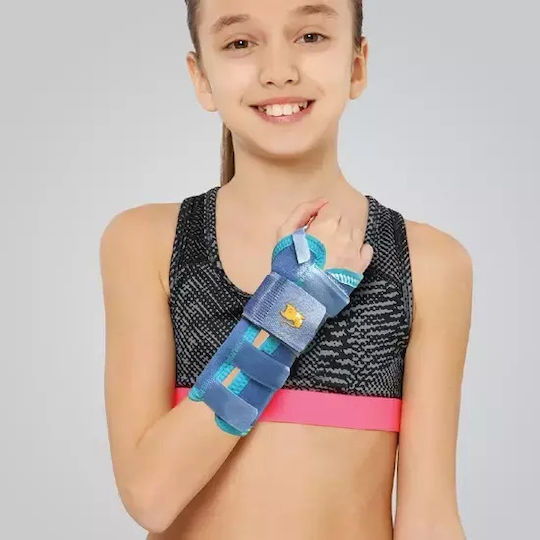 Aurafix DG-19 Unterarm Schiene Linke Seite Kinder in Blau Farbe