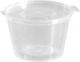 Ready Pungă de plastic de unică folosință PP cu Capac Integrat și Capacitate 120ml Transparent 200buc