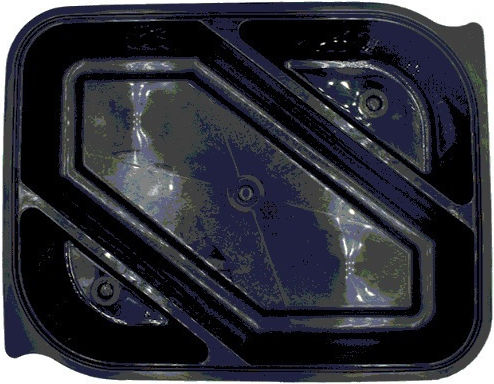Disposable Plastic PP Tableware for Hot / Microwave Safe Black 30pcs