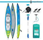 Aquatone Glacier High Performance TK-601 Φουσκωτό Kayak Θαλάσσης 2 Ατόμων Μπλε