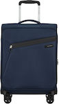 Samsonite Litebeam Spinner Cabin Travel Suitcase Fabric Midnight Blue with 4 Wheels Height 55cm. 146852-1549