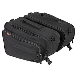 Louis Motorcycle Saddle Side Bag Set 15lt in Black Colour